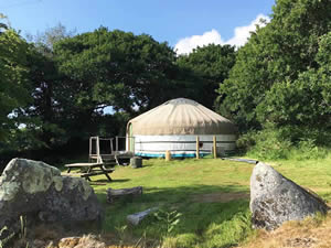 Organic Holidays - Cornish Yurt Holidays, Yurtworks, Greyhayes. PL30 4LP