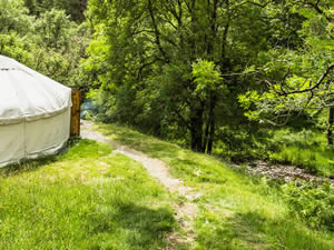 Organic Holidays - Eco Retreats Yurts, Esgair Llewelyn, Nr Machynlleth. SY20 9HA