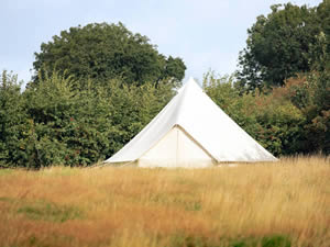 Organic Holidays - Haddon Copse Farm Bell Tents, Woodrow, Fifehead Neville. DT10 2AQ
