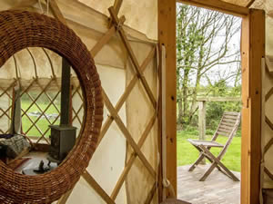 Organic Holidays - Penybanc Farm Yurts, Penybanc Farm, Drefach Felindre. SA44 5XE